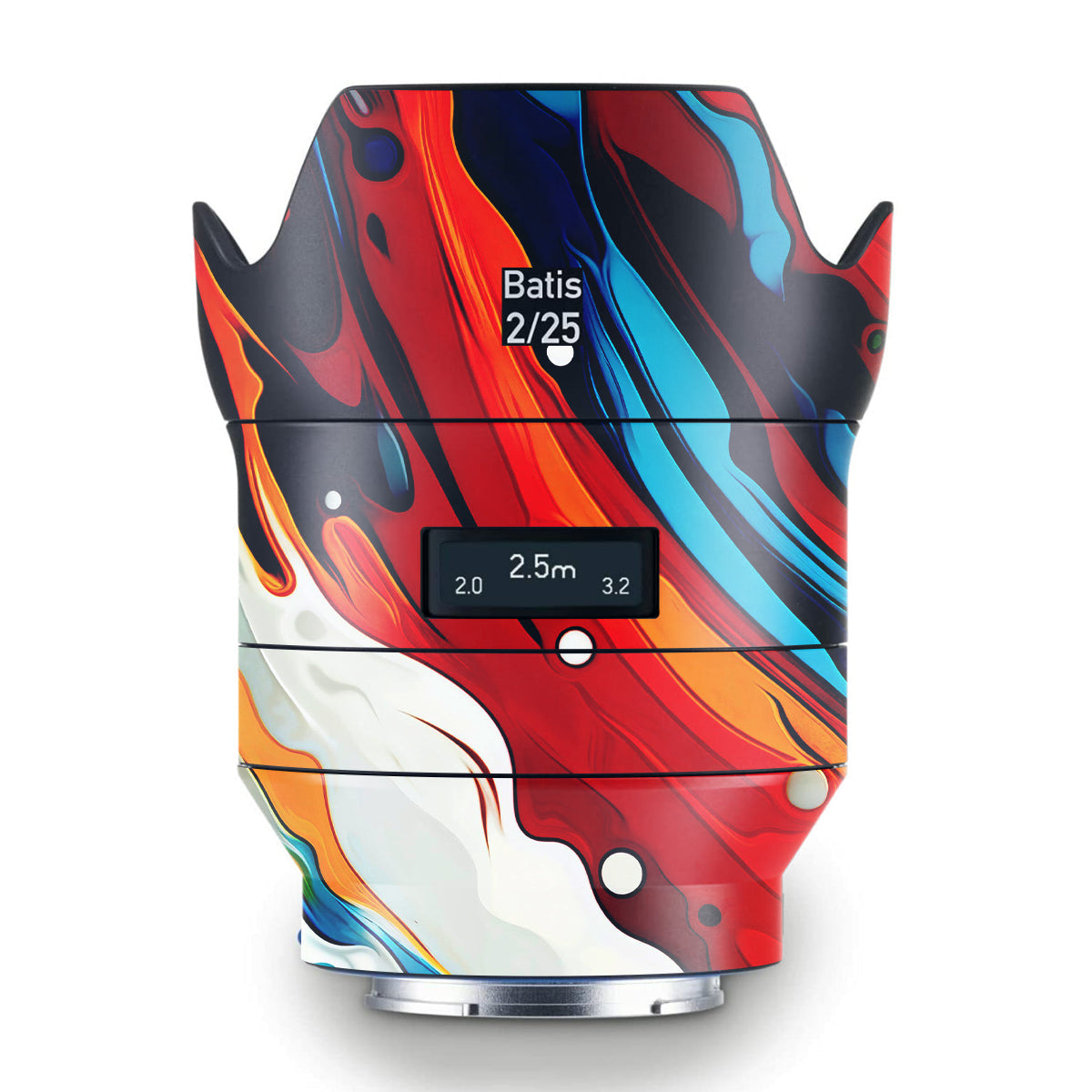 Fire & Ice Flow Zeiss Batis 25mm F/2 E-mount Camera Lens Skin