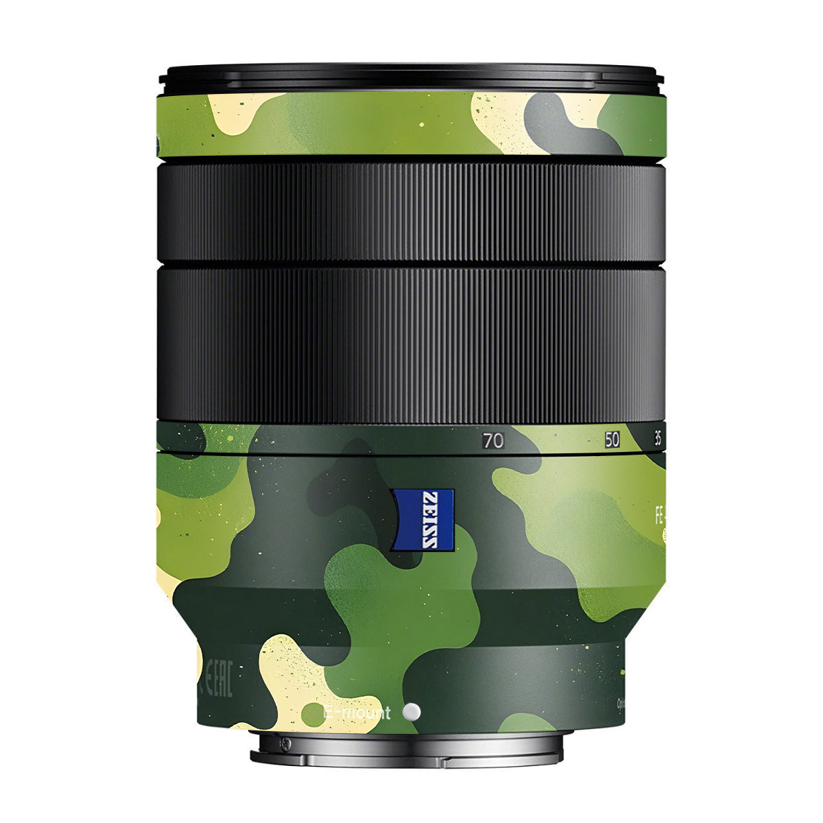Camouflage Pattern Zeiss Vario-Tessar FE 24-70mm F/4 ZA OSS Sony E Camera Lens Skin