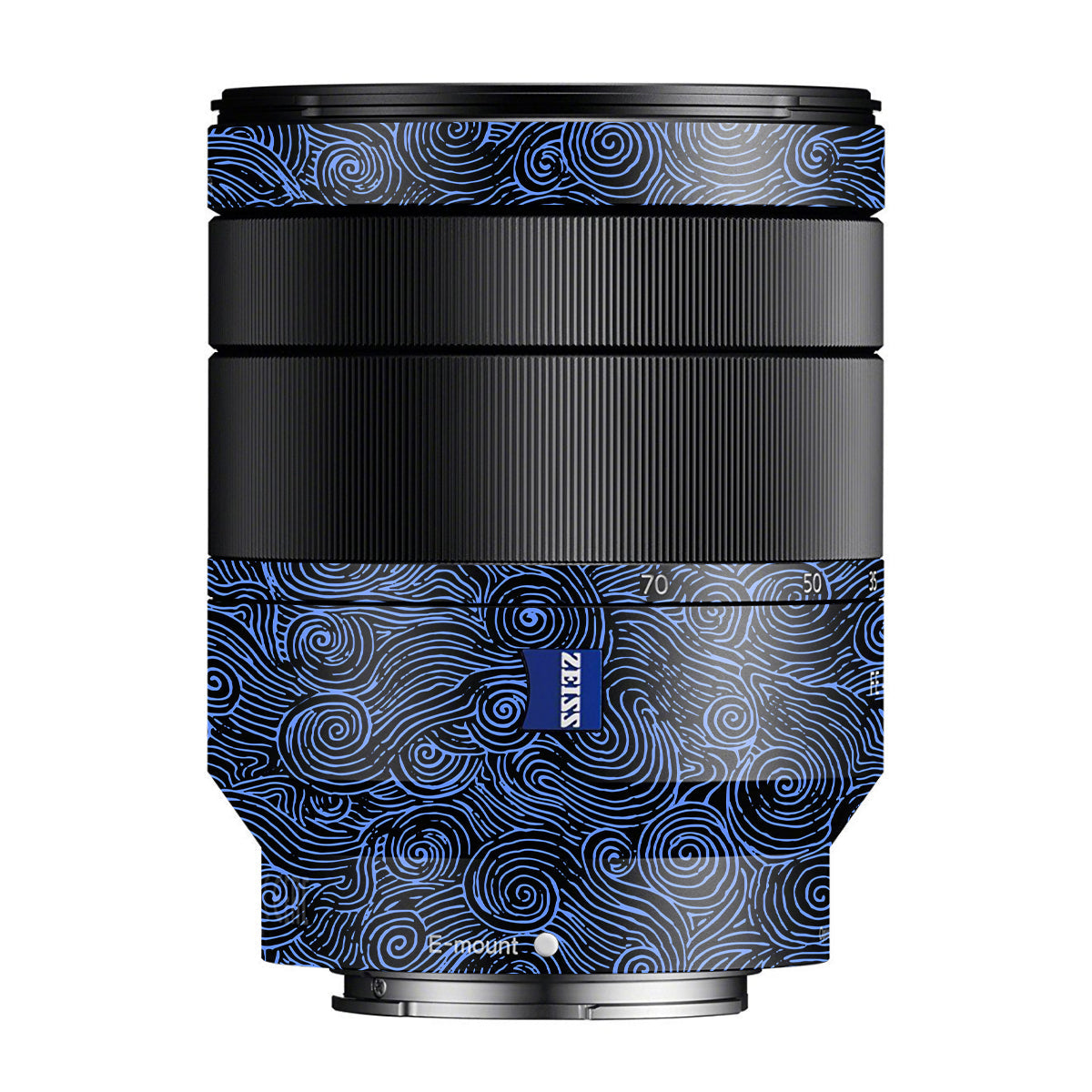 Blue Spirals Zeiss Vario-Tessar FE 24-70mm F/4 ZA OSS Sony E Camera Lens Skin