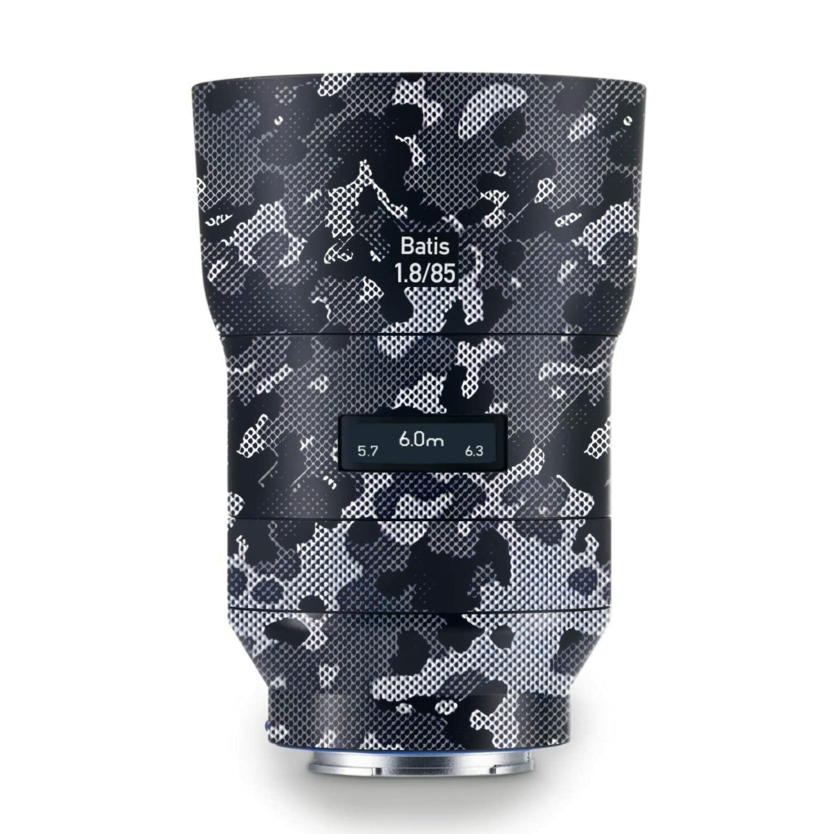 Stealth Grey Camo Zeiss Batis 85mm F/1.8 Camera Lens Skin