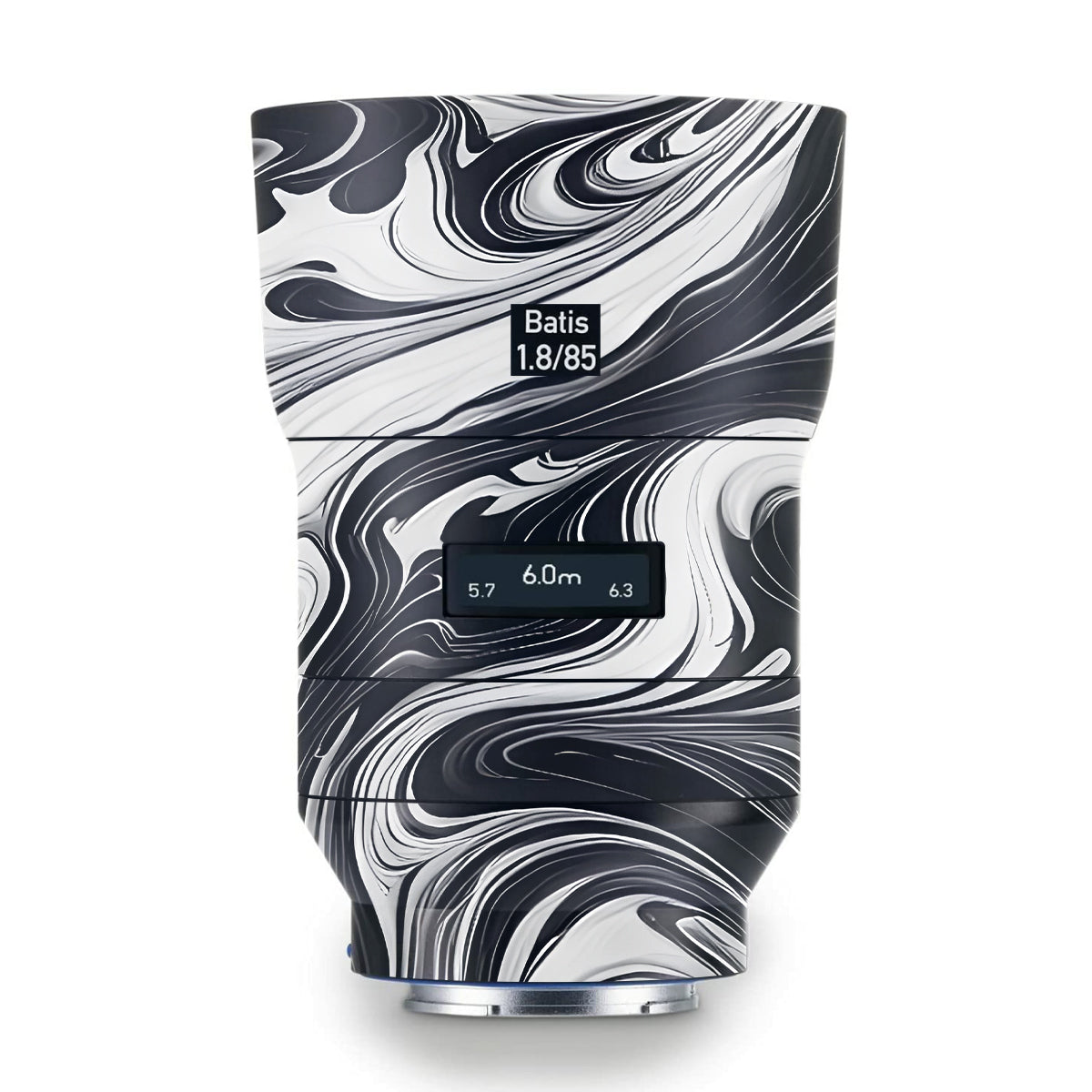Black and White Marble Zeiss Batis 85mm F/1.8 Camera Lens Skin