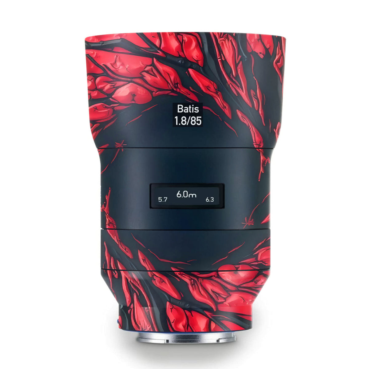 Venom Red Zeiss Batis 85mm F/1.8 Camera Lens Skin