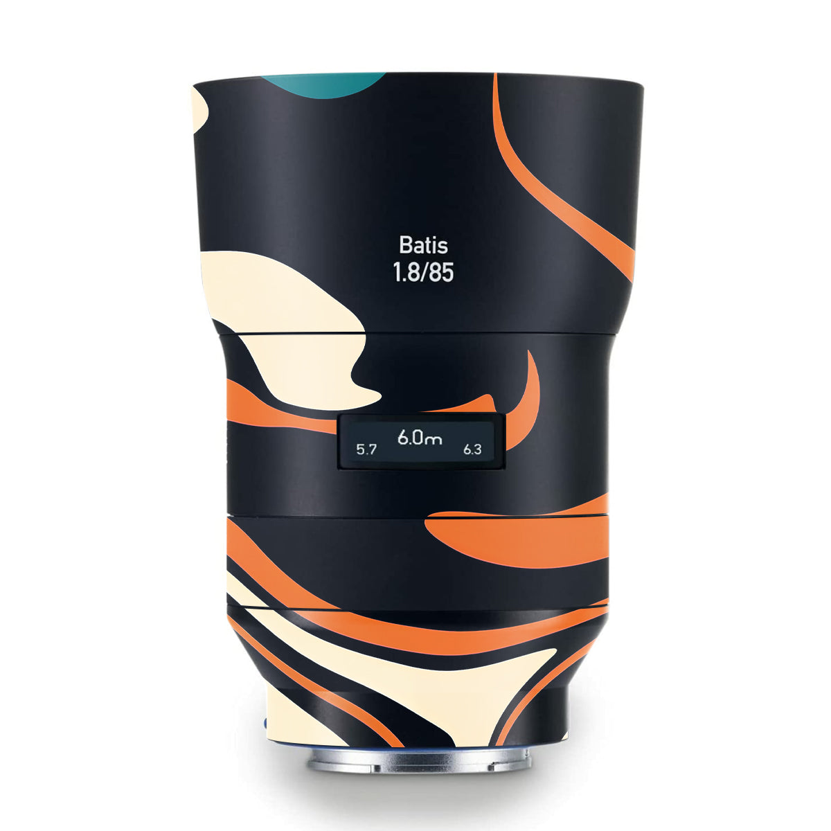 Mid-Century Abstract Swirl Zeiss Batis 85mm F/1.8 Camera Lens Skin