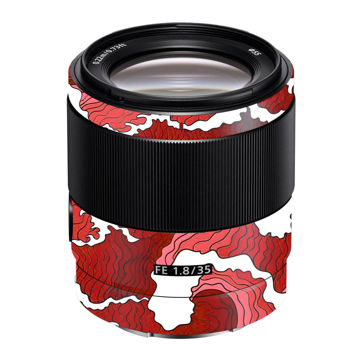 Cherry Waves Sony FE 35mm F/1.8 Camera Lens Skin
