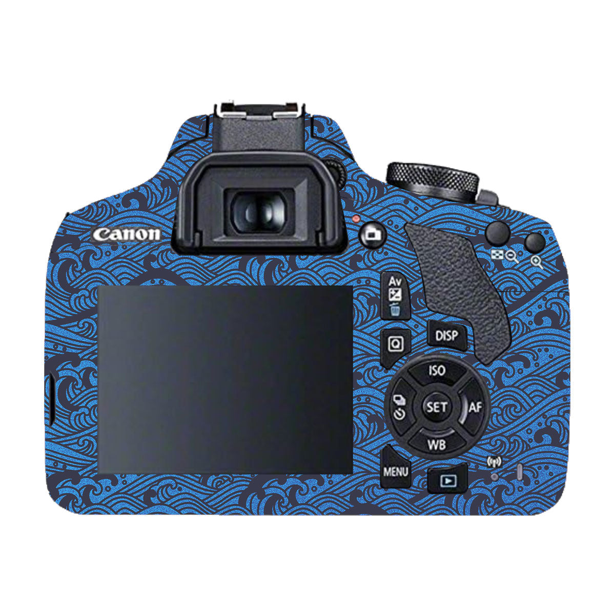 Textured Matte Charcoal Canon EOS 200D Camera Skin