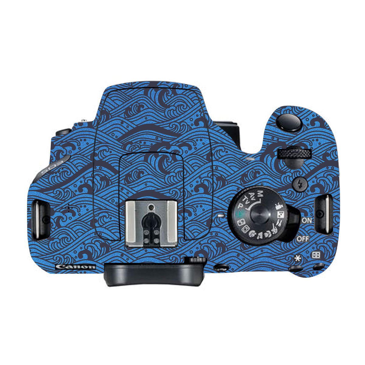 Textured Matte Charcoal Canon EOS 200D Camera Skin