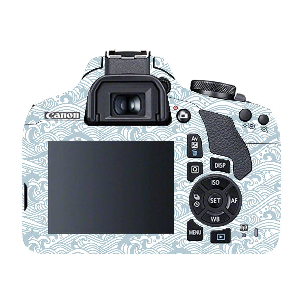 Textured Topo Flow Canon EOS 200D Camera Skin