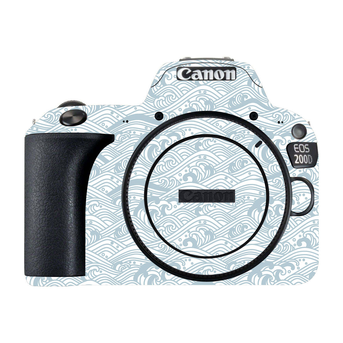 Textured Topo Flow Canon EOS 200D Camera Skin