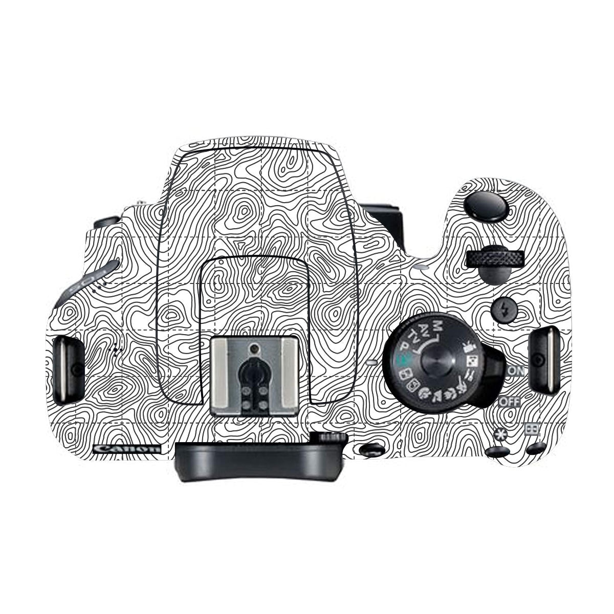 Textured Midnight Slate Canon EOS 200D Camera Skin