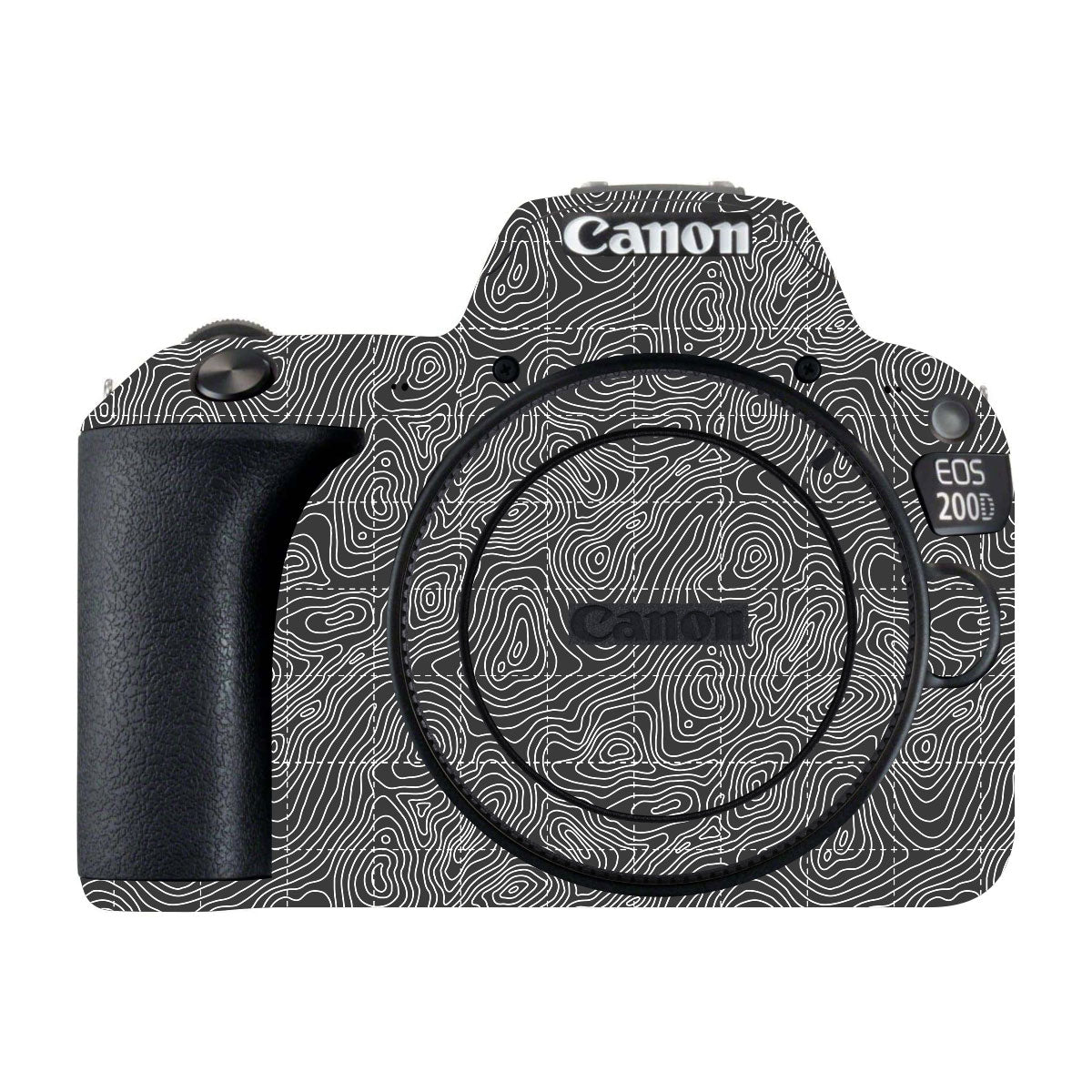 Textured Stealth Slate Canon EOS 200D Camera Skin
