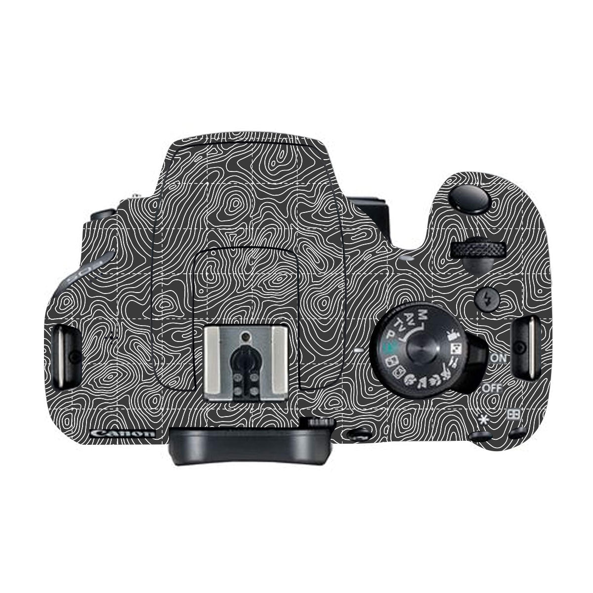 Textured Stealth Slate Canon EOS 200D Camera Skin