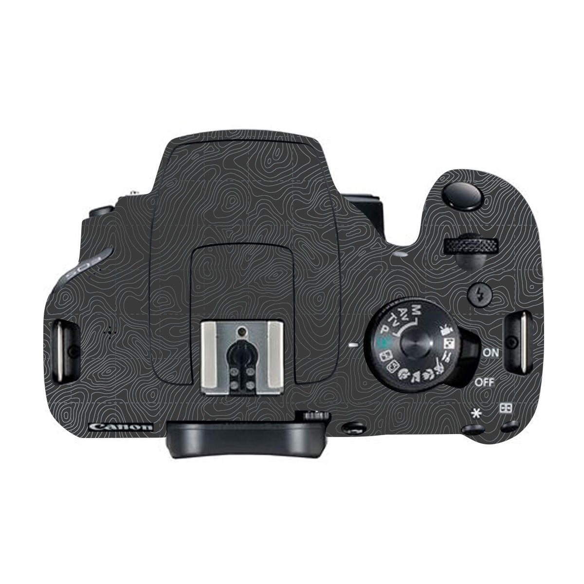 Textured Graphite Tread Canon EOS 200D Camera Skin