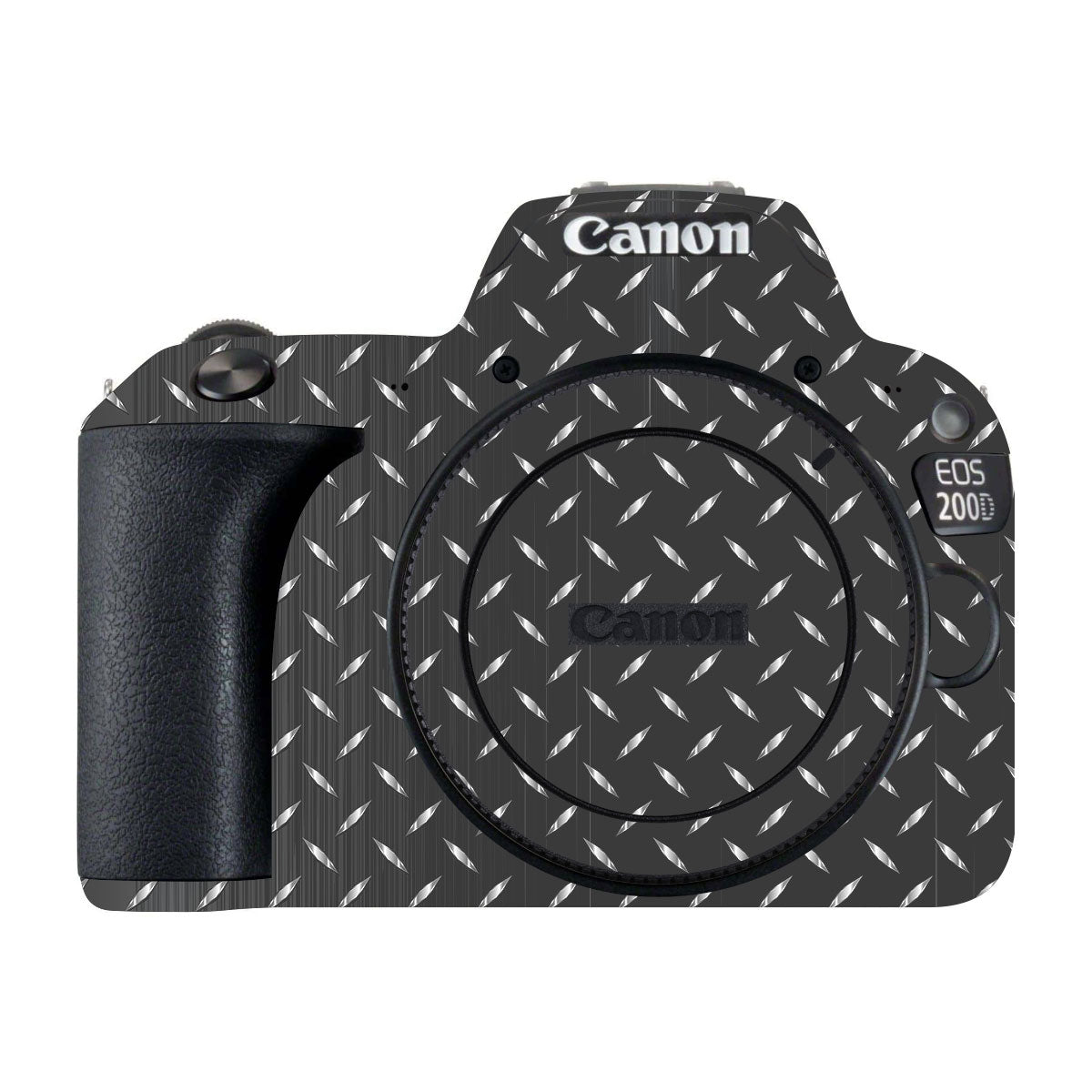 Textured Silver Tread Canon EOS 200D Camera Skin