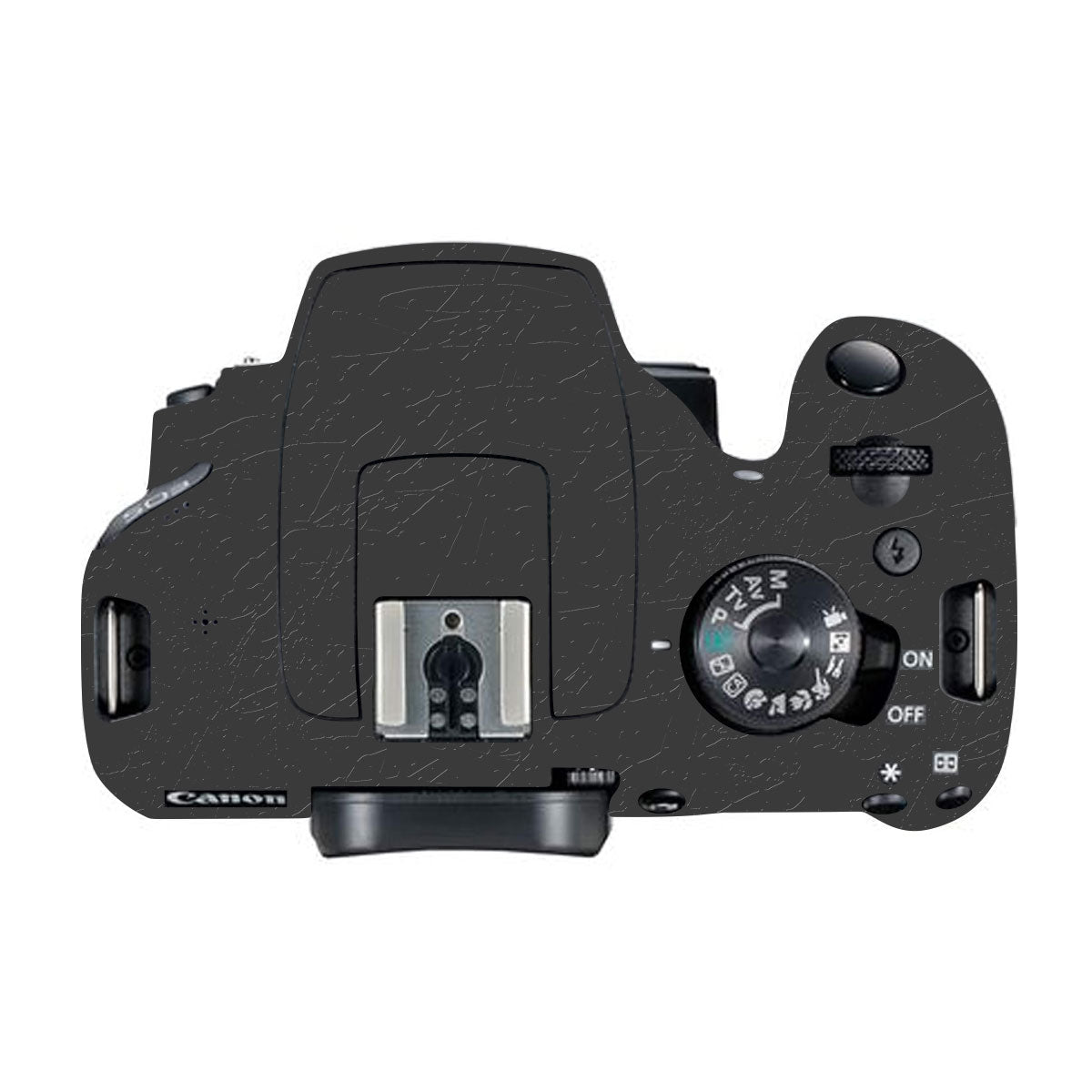 Textured Black Splash Canon EOS 200D Camera Skin