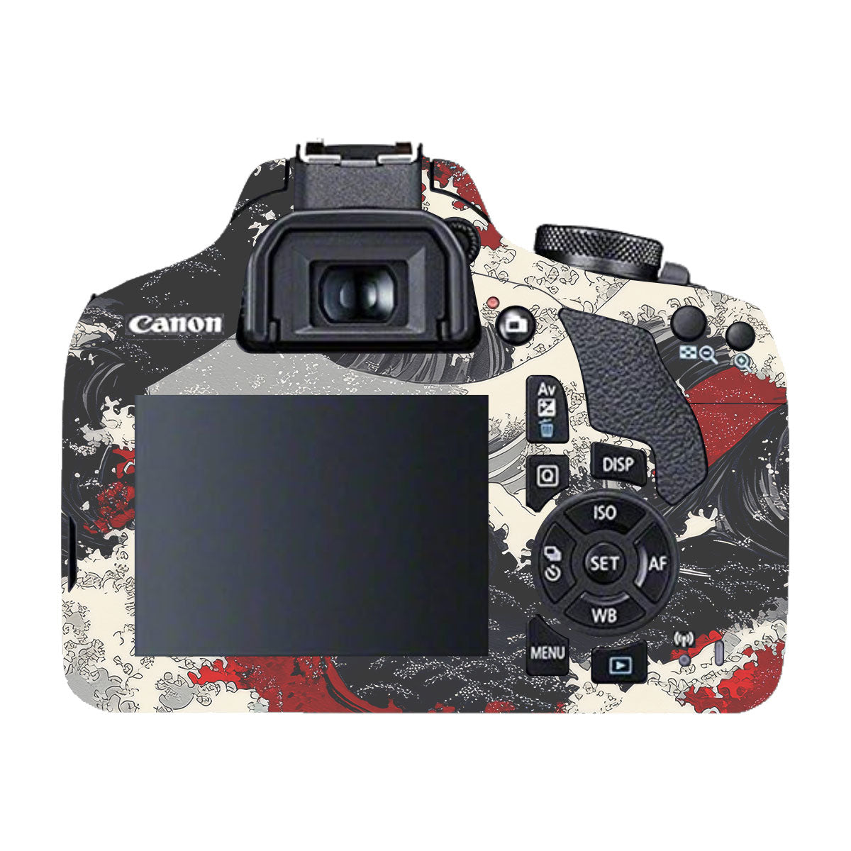 Abstract Waves Canon EOS 200D Camera Skin