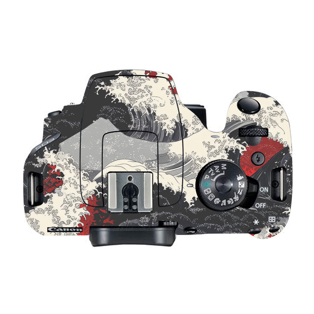 Abstract Waves Canon EOS 200D Camera Skin