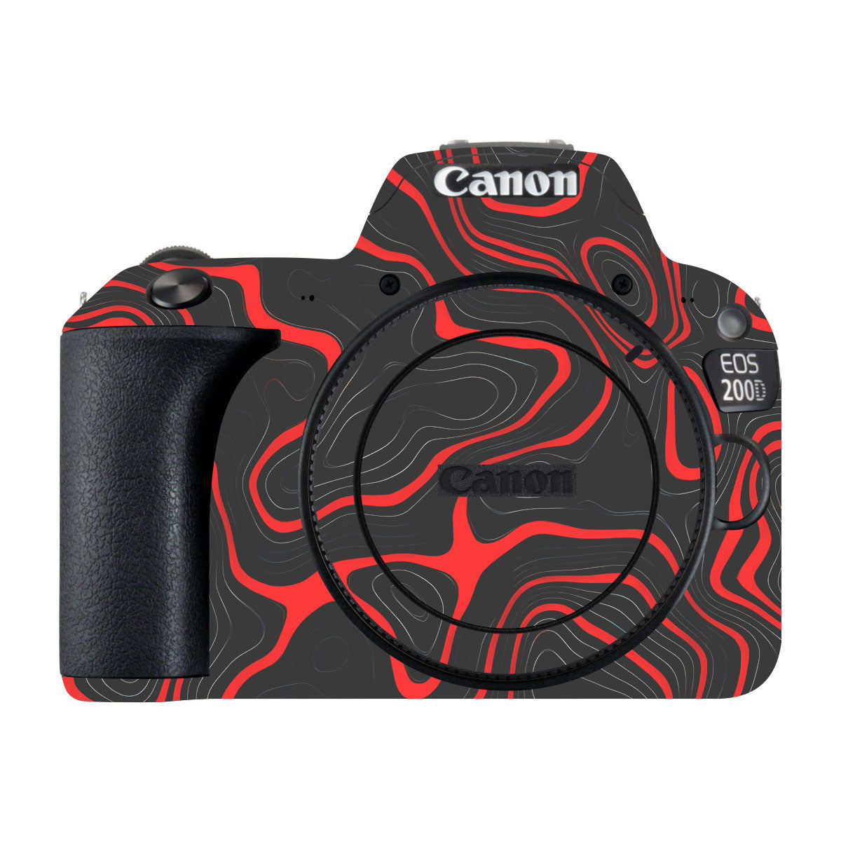Crimson Waves Canon EOS 200D Camera Skins