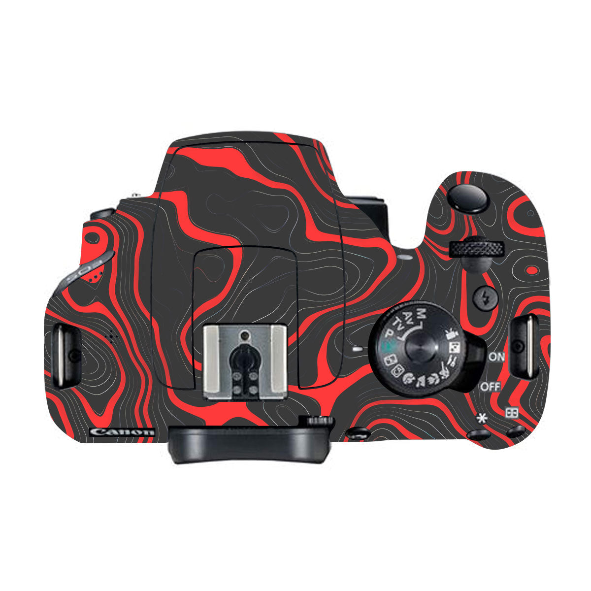 Crimson Waves Canon EOS 200D Camera Skins