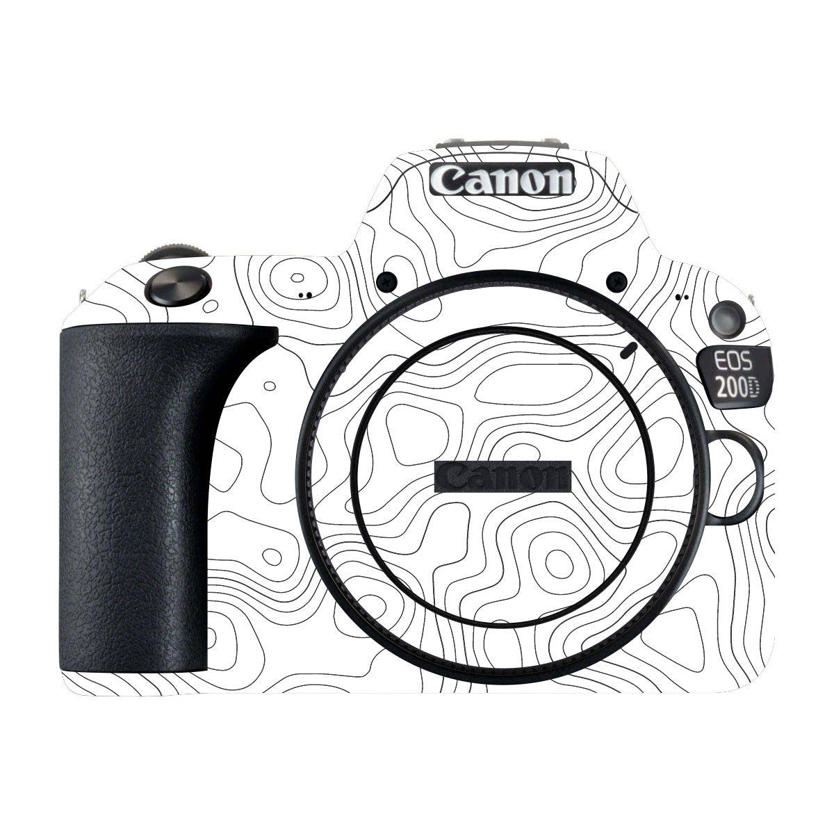 White Contour Design Canon EOS 200D Camera Skins