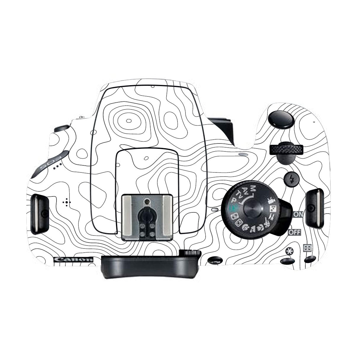 White Contour Design Canon EOS 200D Camera Skins