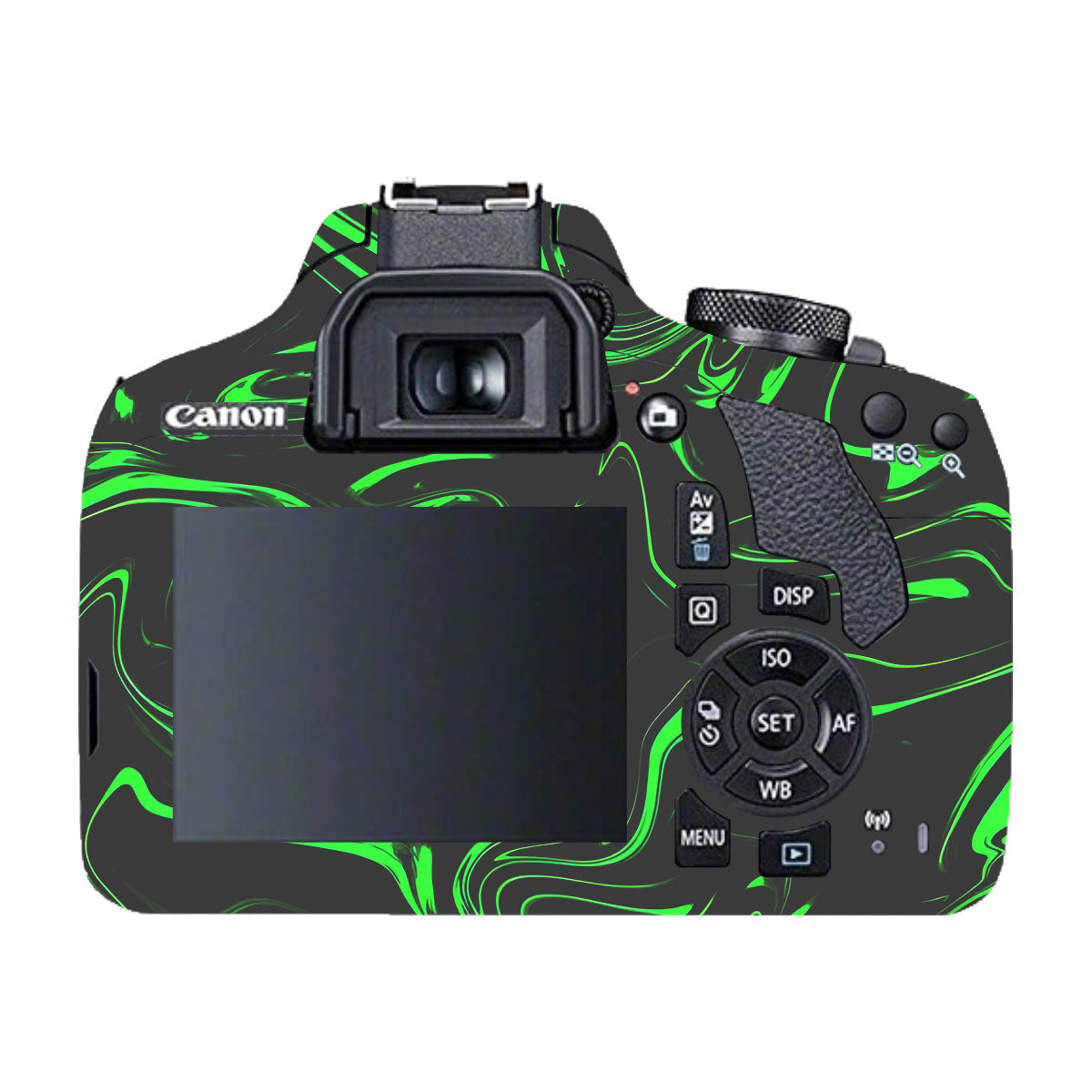 Green Liquid Pattern Canon EOS 200D Camera Skins
