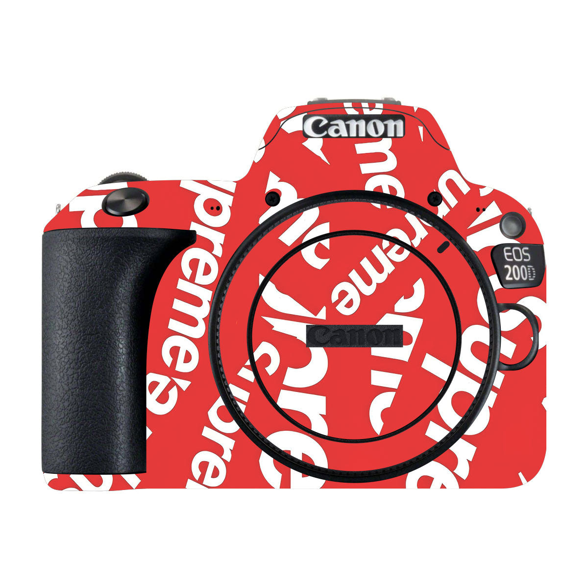 Supreme Red Canon EOS 200D Camera Skins