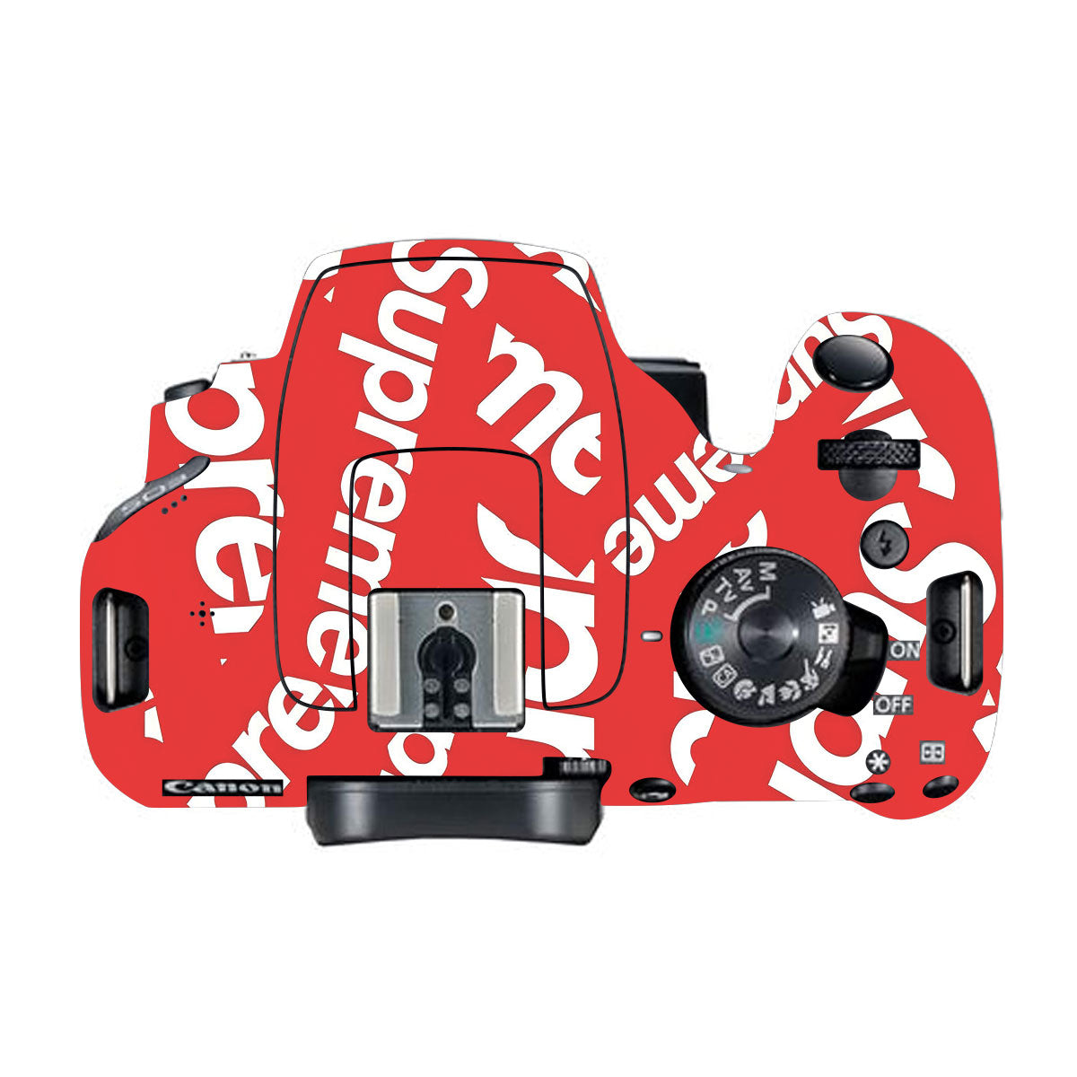 Supreme Red Canon EOS 200D Camera Skins