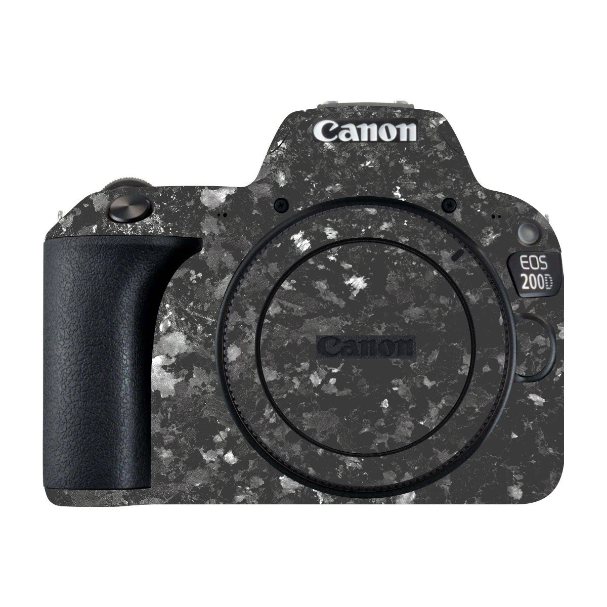 Black Granite Canon EOS 200D Camera Skins