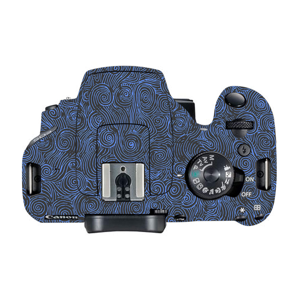 Blue Spirals Canon EOS 200D Camera Skins