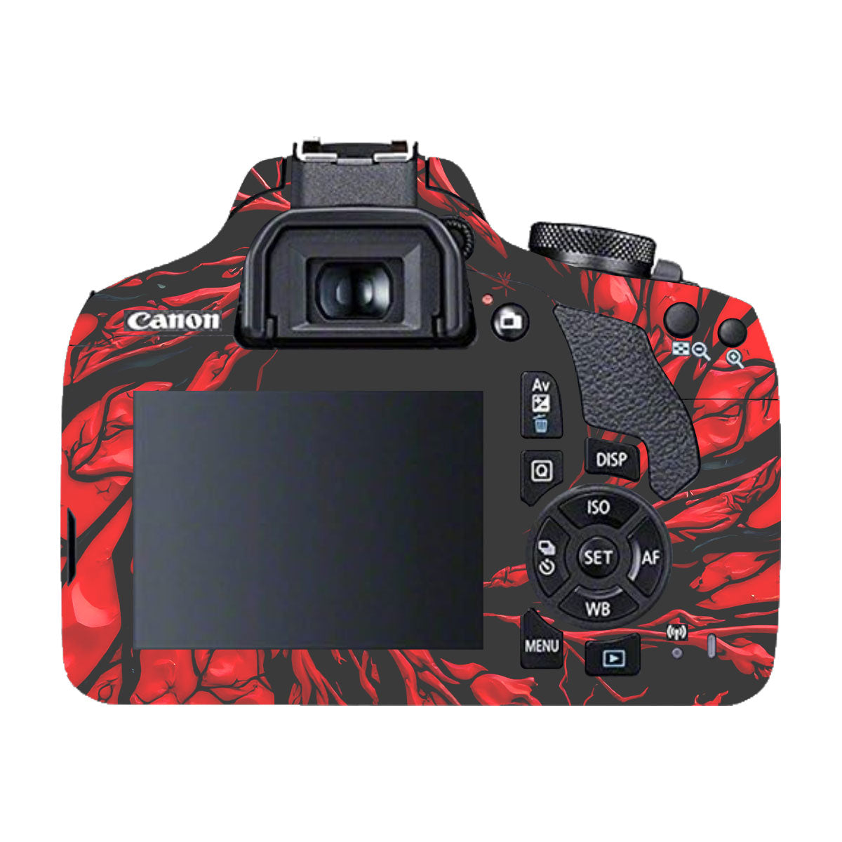 Venom Red Canon EOS 200D Camera Skins