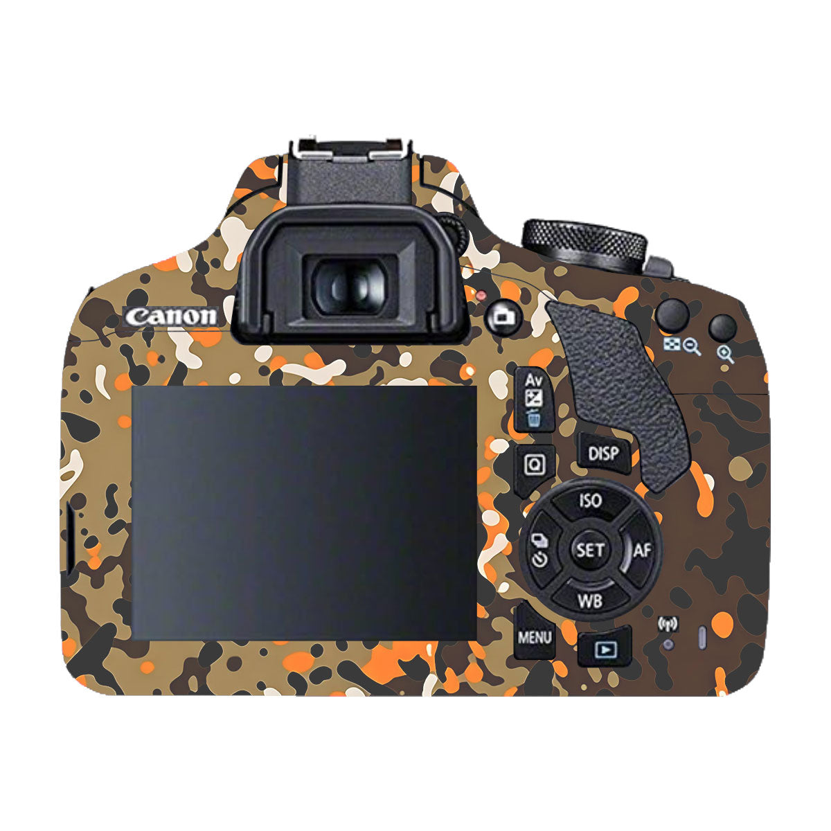 Orange Brown Spot  Canon EOS 200D Camera Skins