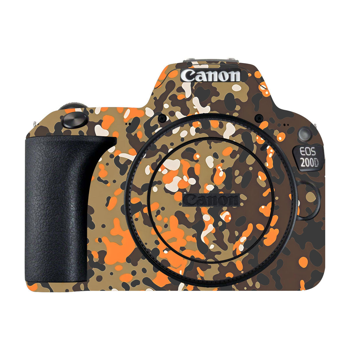 Orange Brown Spot  Canon EOS 200D Camera Skins