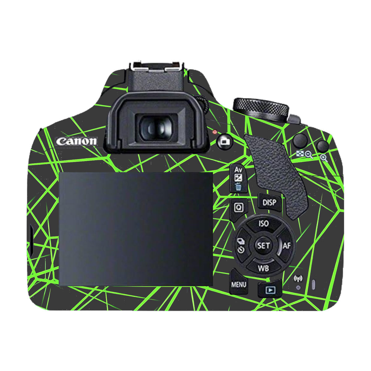 Neon Grid Canon EOS 200D Camera Skins