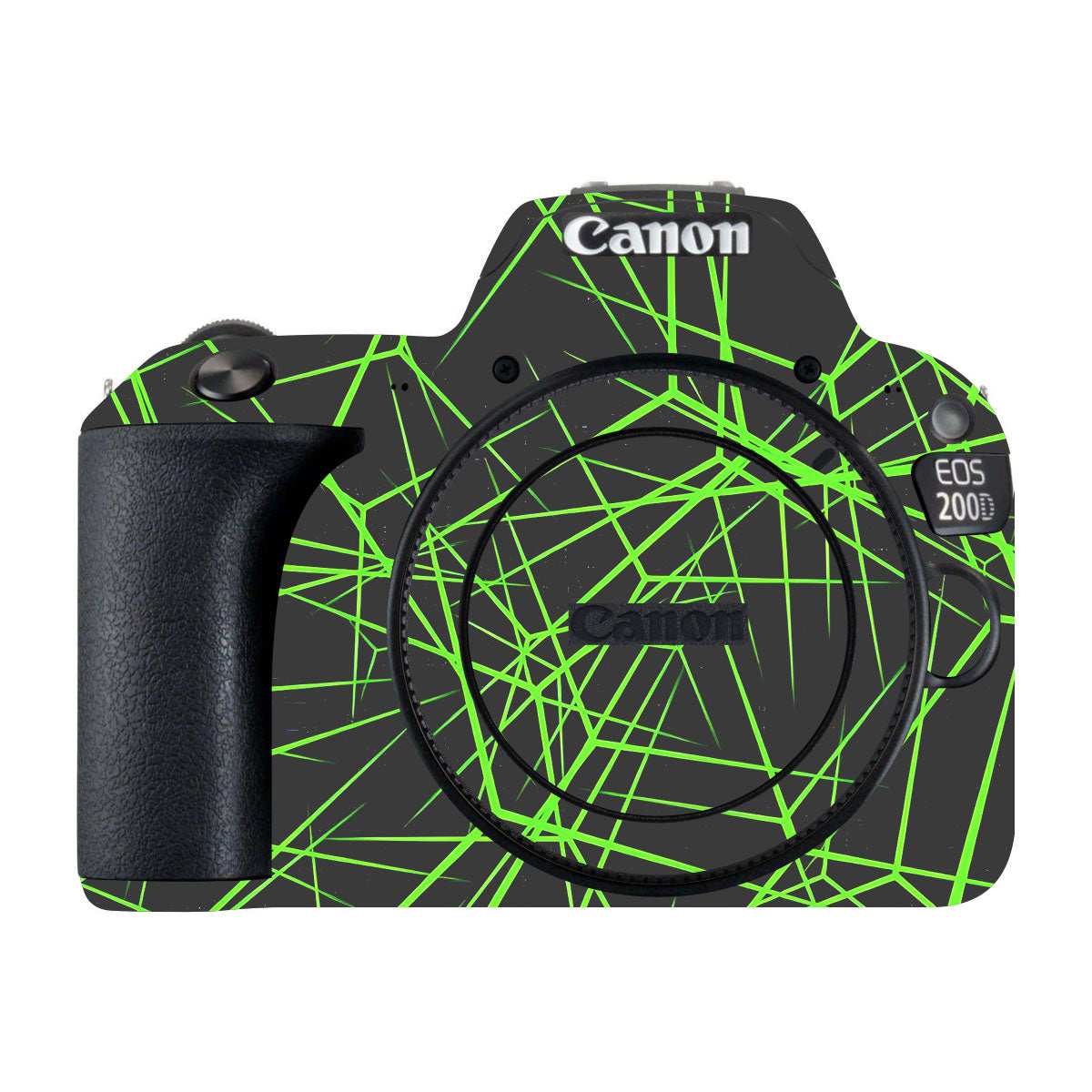 Neon Grid Canon EOS 200D Camera Skins