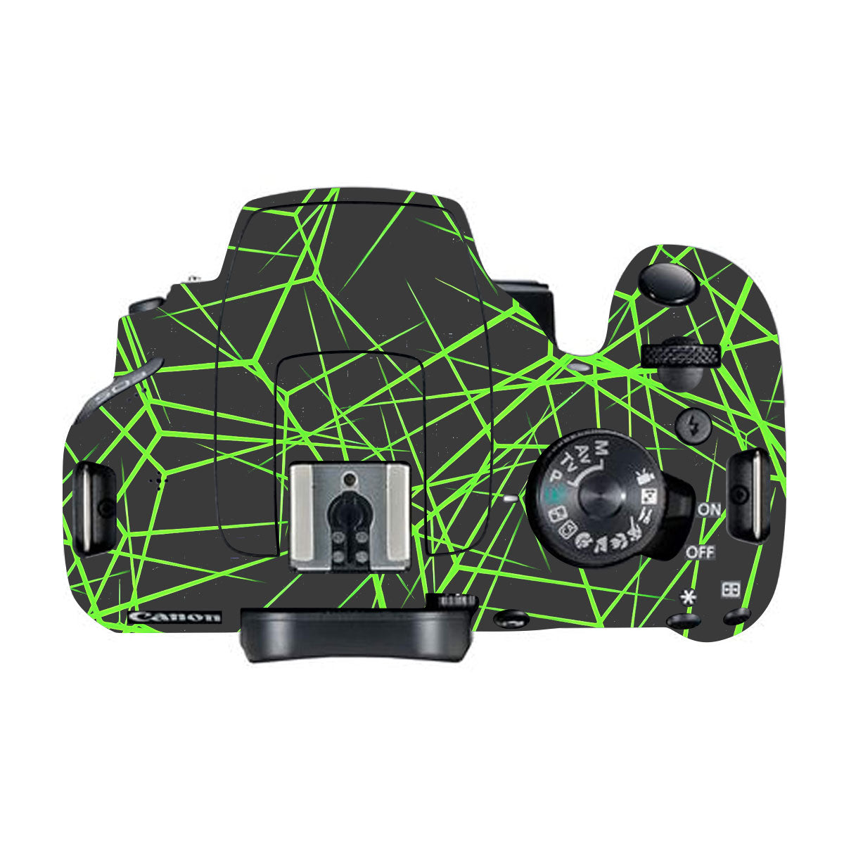 Neon Grid Canon EOS 200D Camera Skins