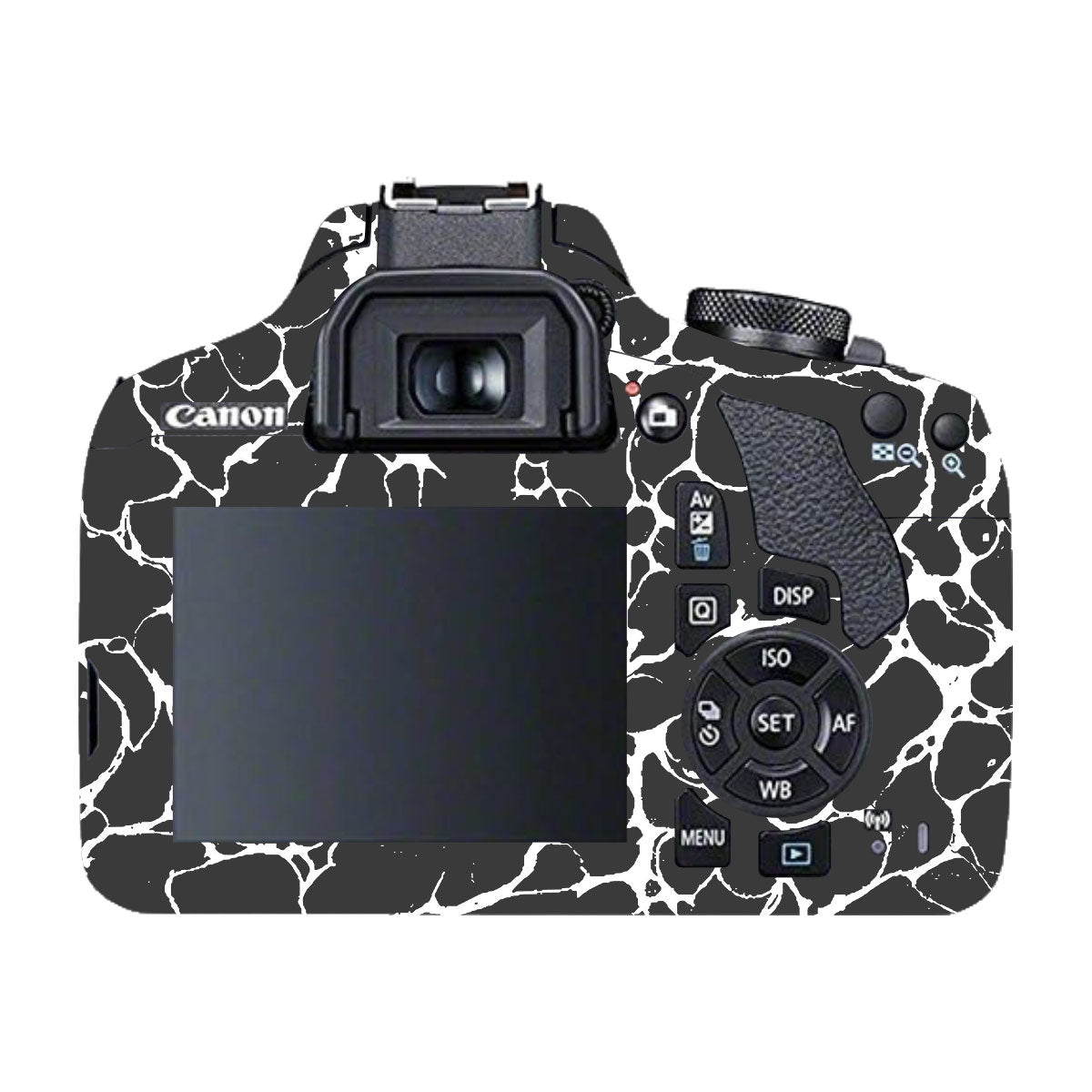 White Web Canon EOS 200D Camera Skins