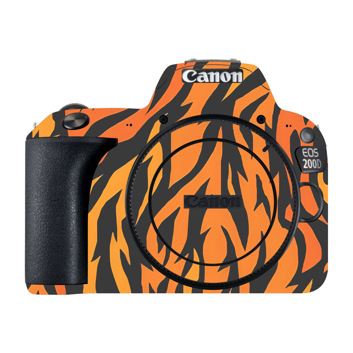 Wild Tiger Stripes Canon EOS 200D Camera Skins