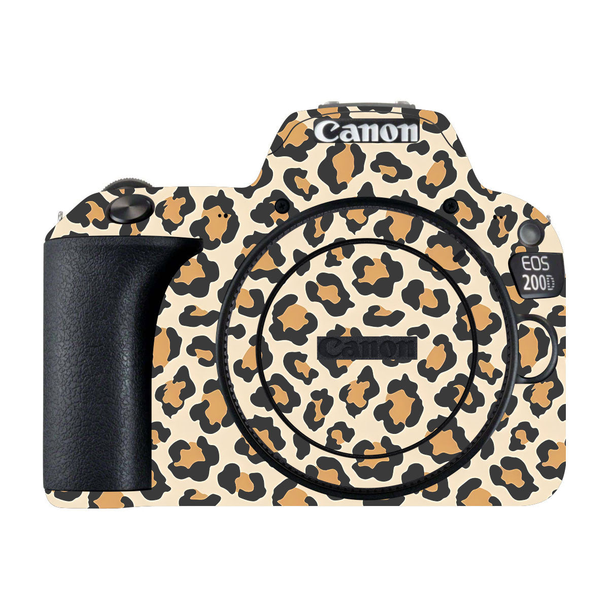 Sandy Leopard Spots Canon EOS 200D Camera Skins