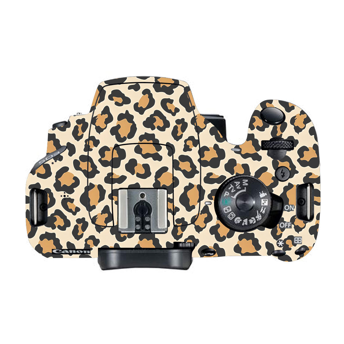 Sandy Leopard Spots Canon EOS 200D Camera Skins