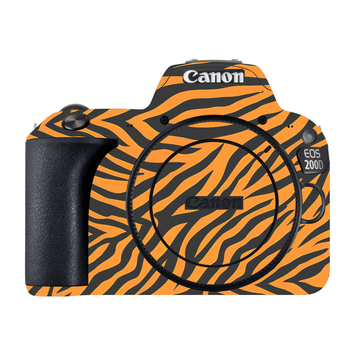 Zebra Gold Pattern Canon EOS 200D Camera Skins