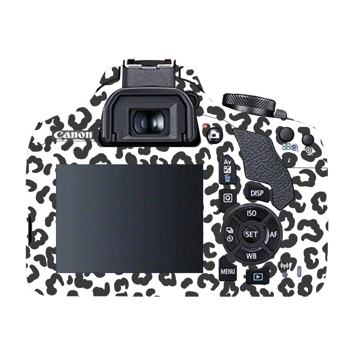 White Leopard Canon EOS 200D Camera Skins
