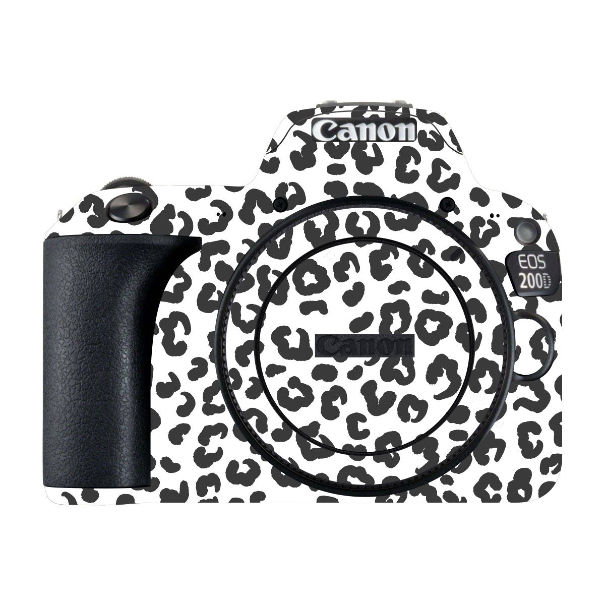 White Leopard Canon EOS 200D Camera Skins