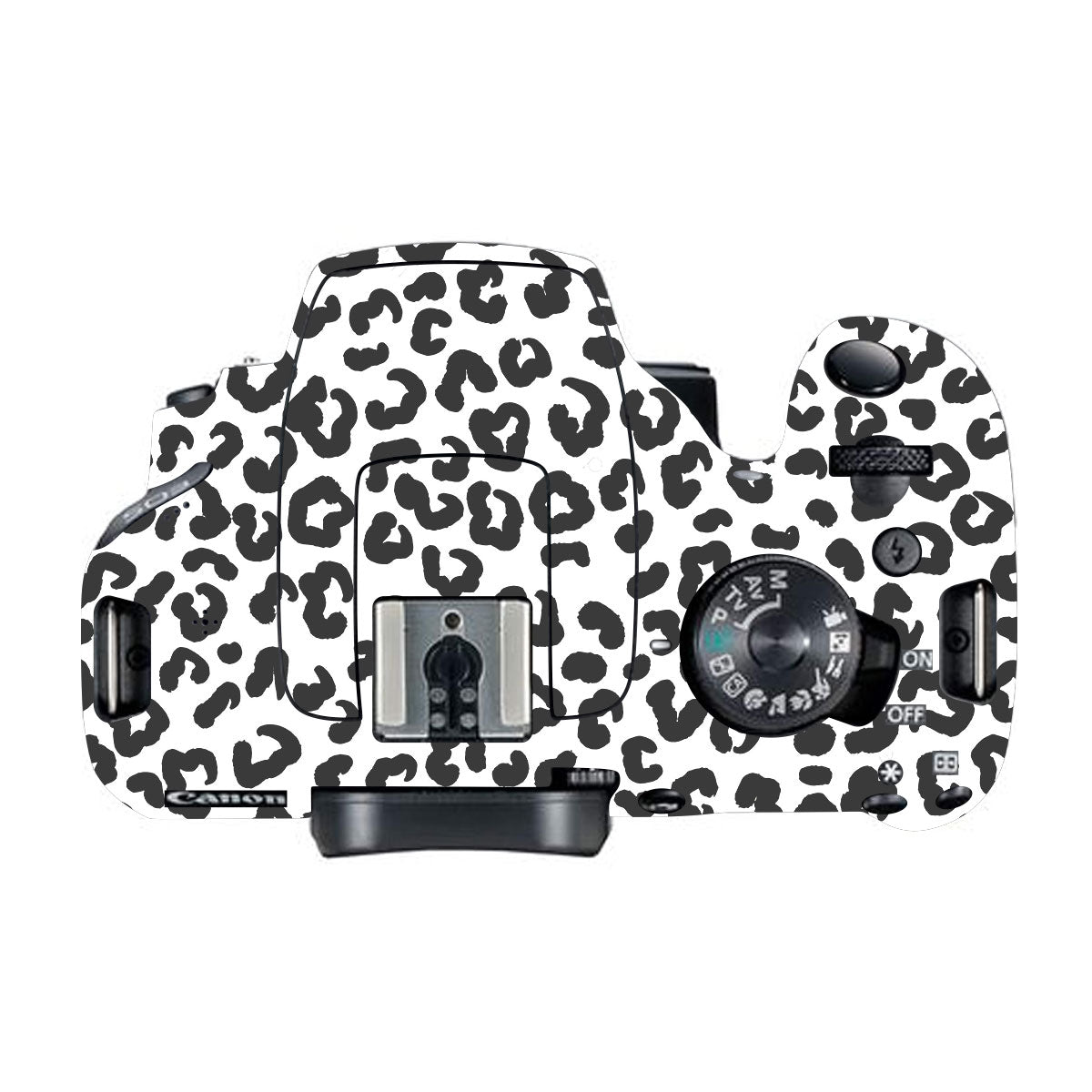 White Leopard Canon EOS 200D Camera Skins