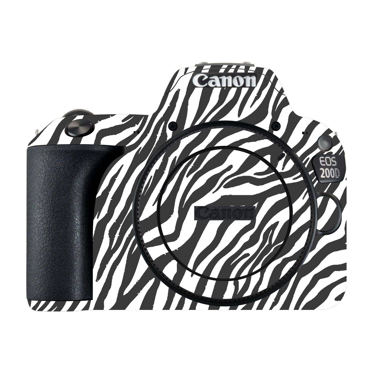 Classic Zebra Stripes Canon EOS 200D Camera Skins