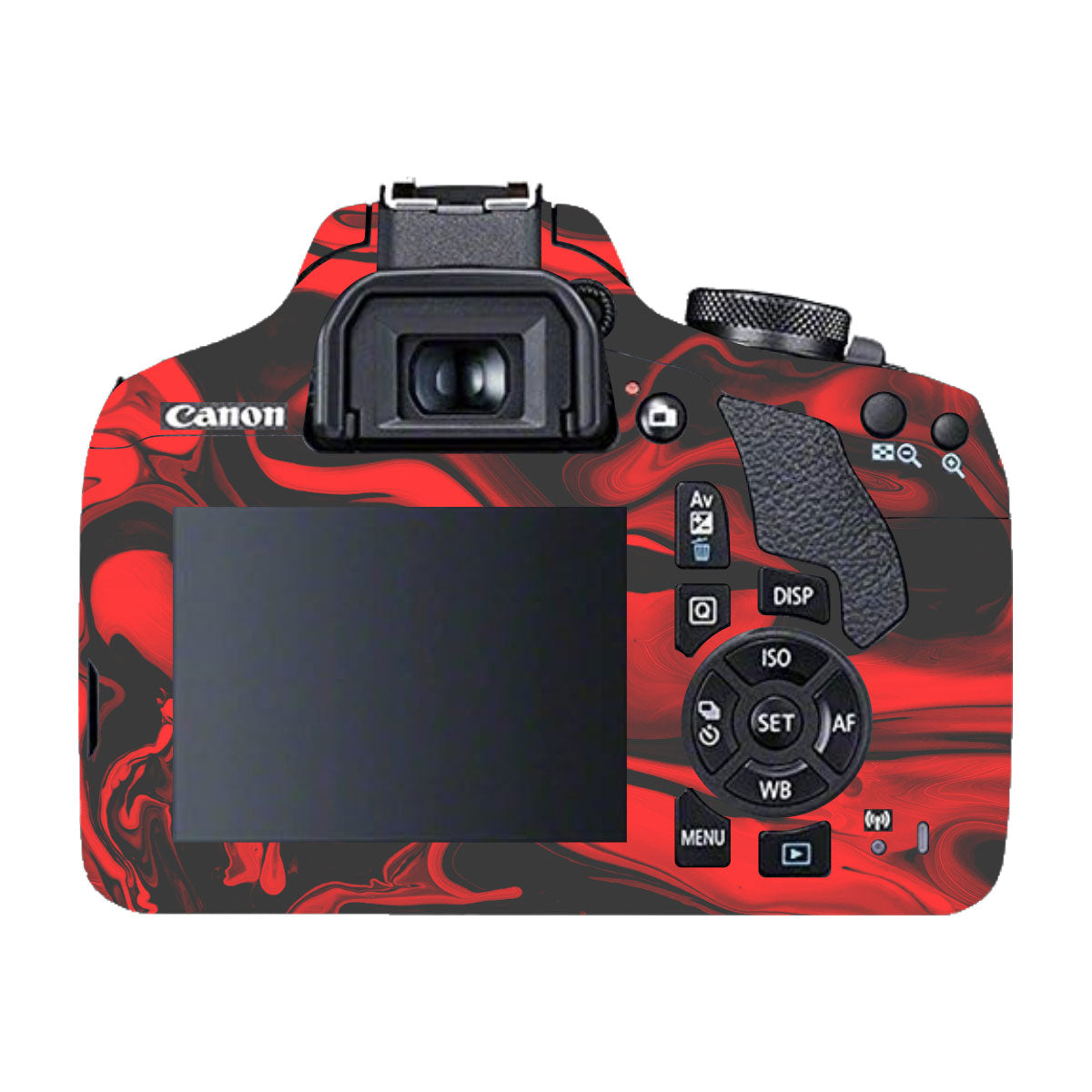 Red Lava Flow Canon EOS 200D Camera Skin