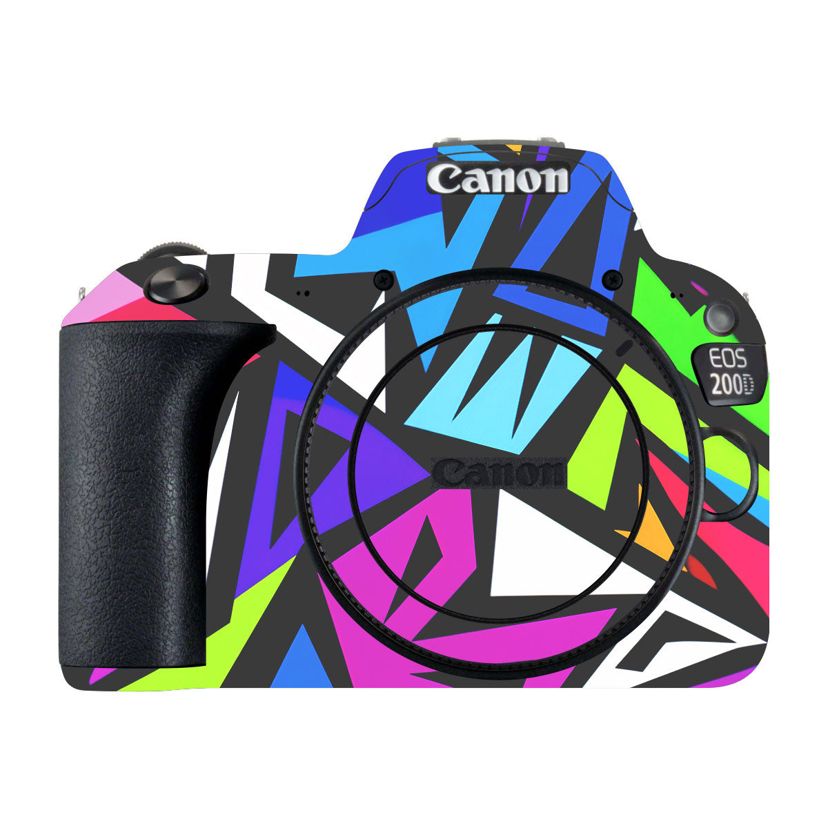 Bold Geometric Pop Canon EOS 200D Camera Skin