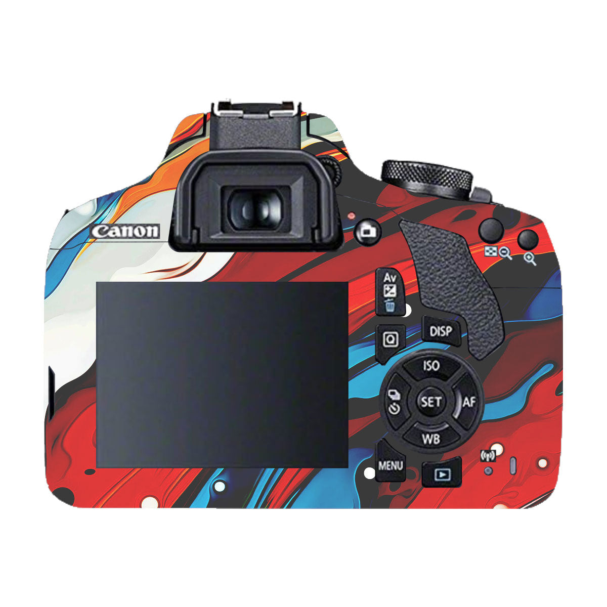 Fire & Ice Flow Canon EOS 200D Camera Skin
