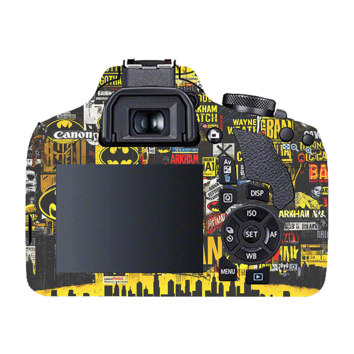 Batman Collage Canon EOS 200D Camera Skin
