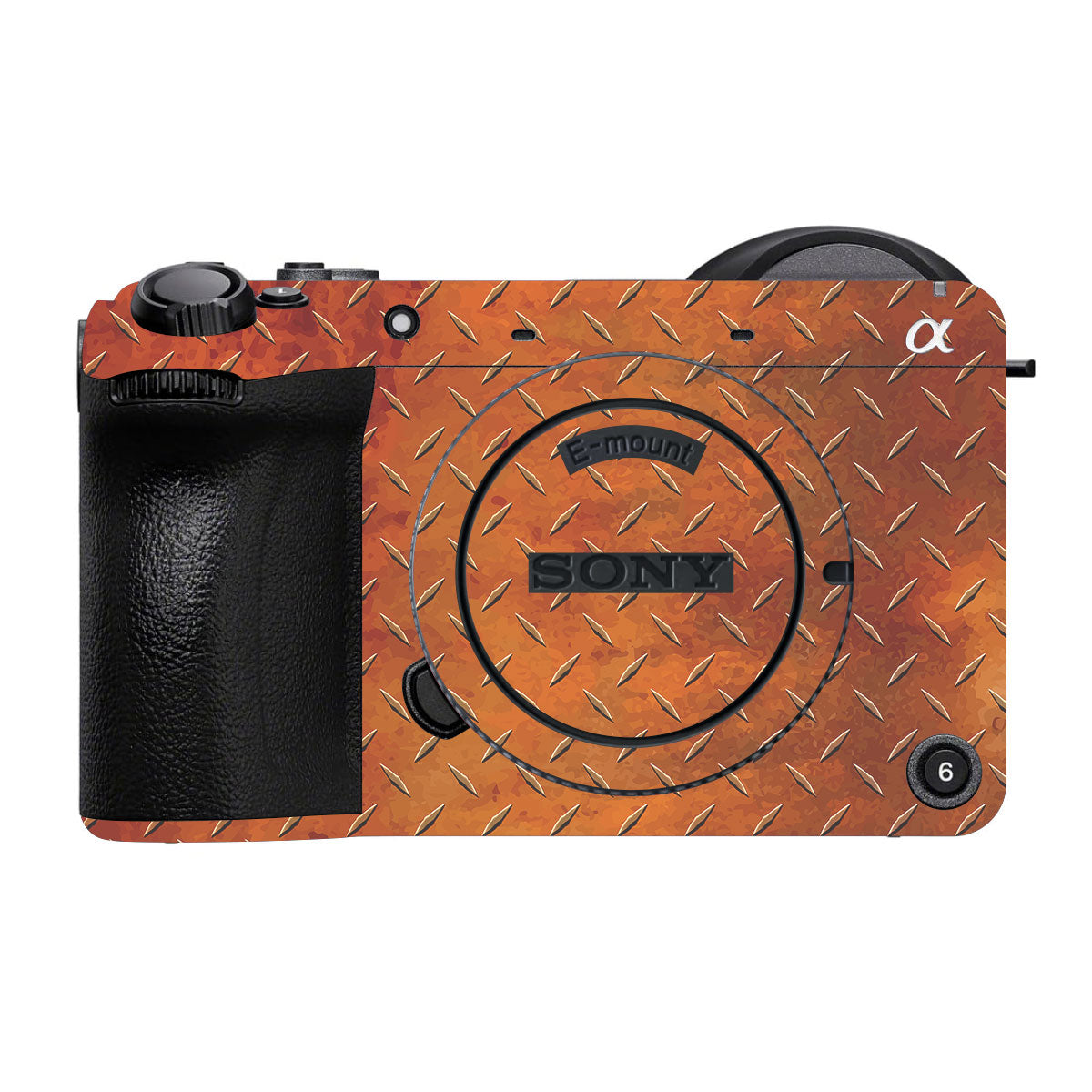 Textured Metallic Steel Grain Sony FX2 Camera Skin