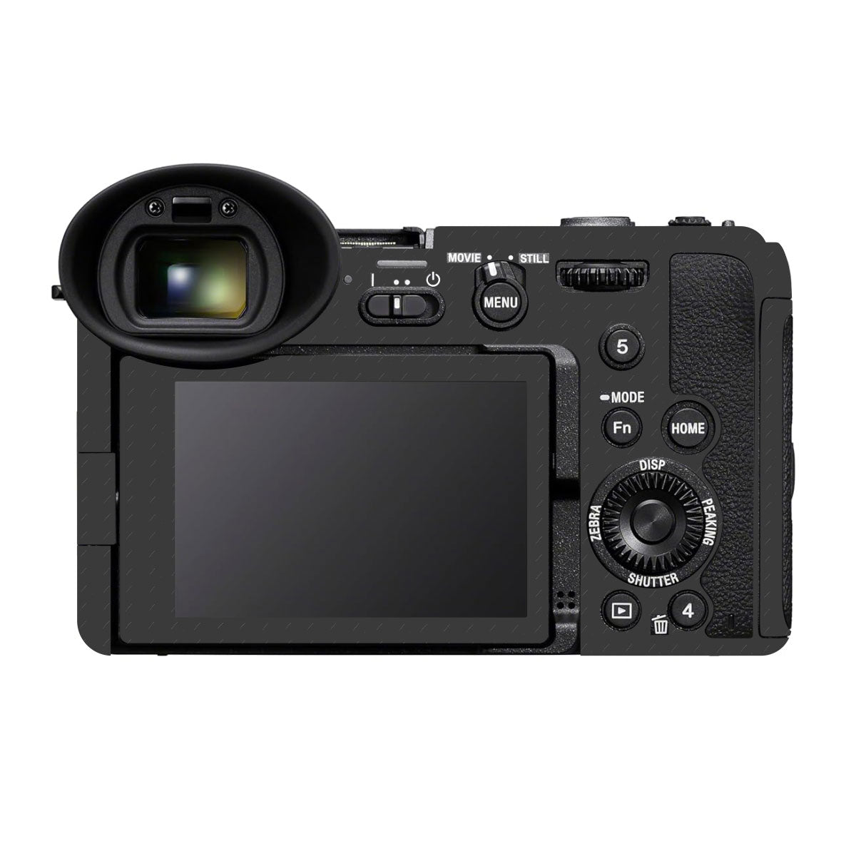 Textured Black Iron Plate Sony FX2 Camera Skin